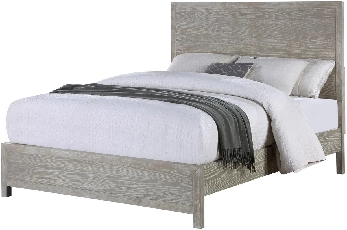 Fresno Gray Oak Full Bed-1