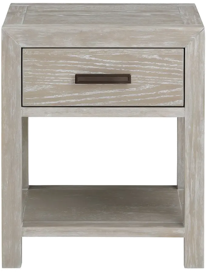 Fresno Gray Oak Nightstand-1