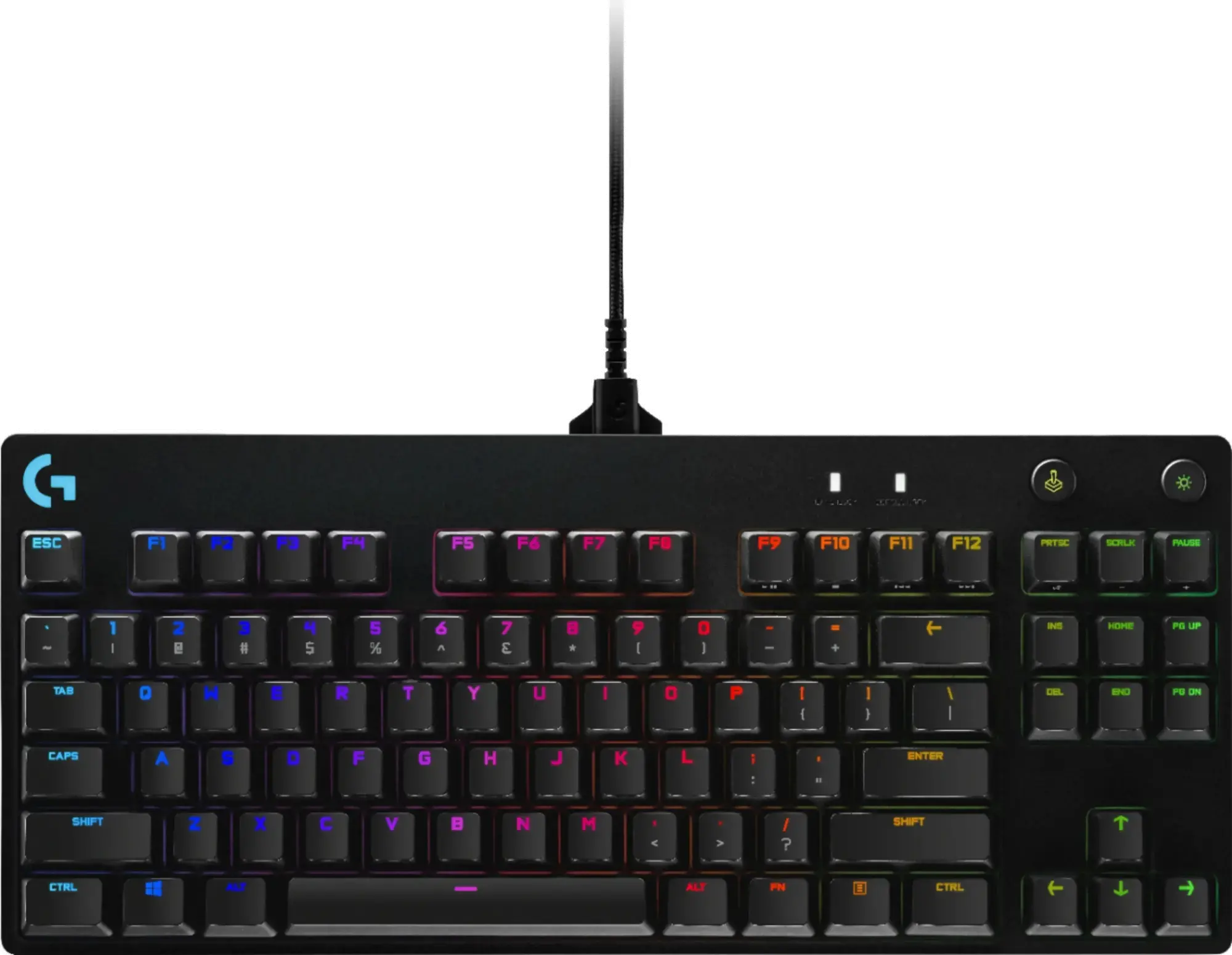 Logitech G PRO TKL Wired Mechanical GX Gaming Keyboard with RGB Backlighting - Black-2
