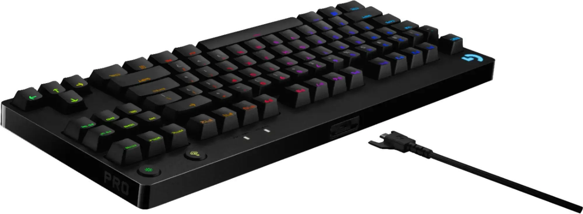Logitech G PRO TKL Wired Mechanical GX Gaming Keyboard with RGB Backlighting - Black-3