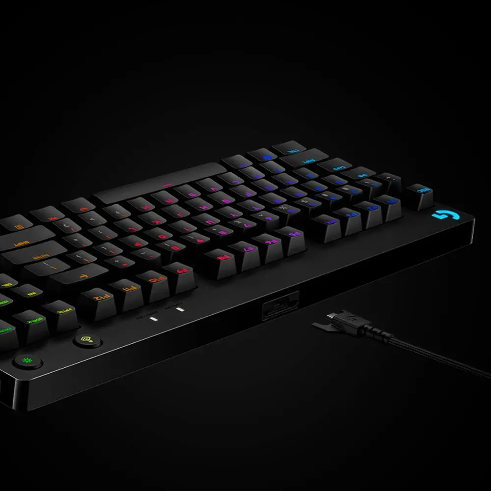 Logitech G PRO TKL Wired Mechanical GX Gaming Keyboard with RGB Backlighting - Black-5