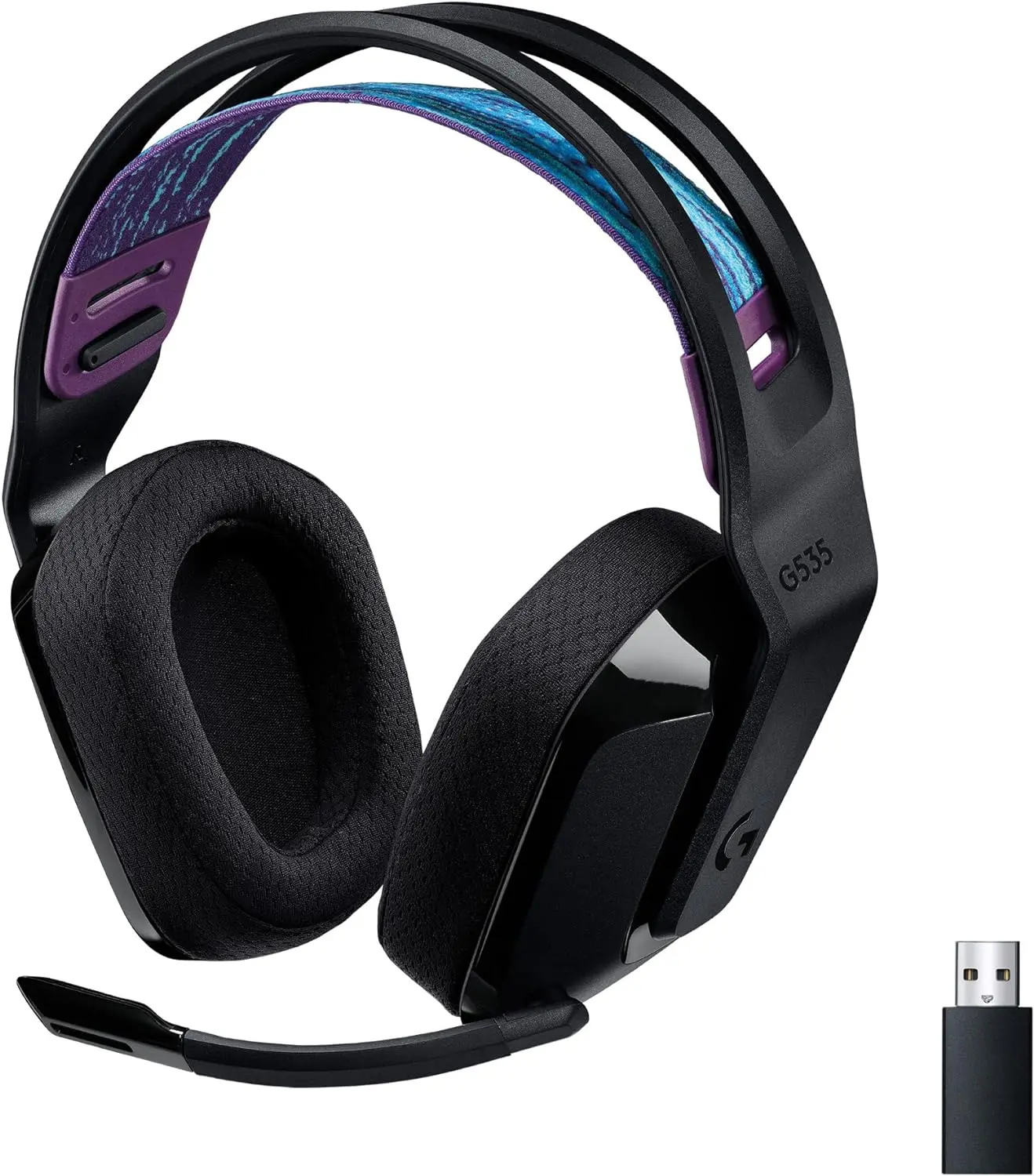 Logitech G G535 LIGHTSPEED Wireless Gaming Headset - Black-1