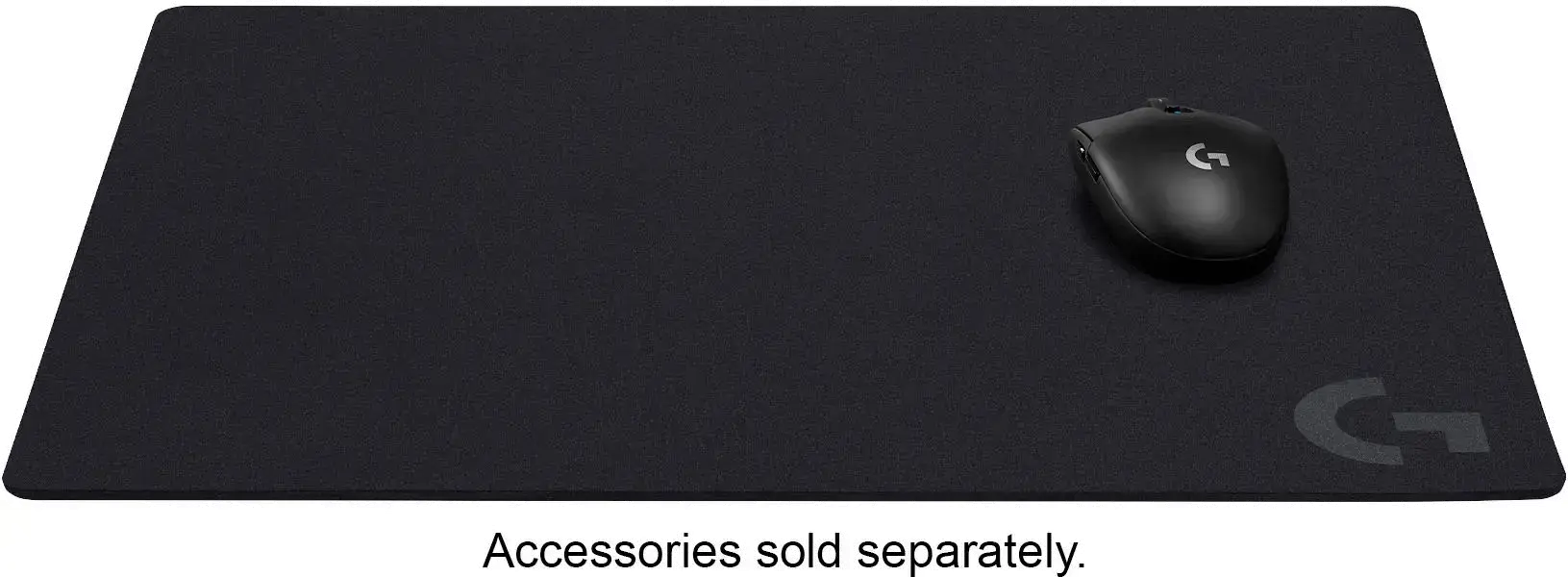 Logitech G640 Cloth Gaming Mouse Pad with Rubber Base - Black-3