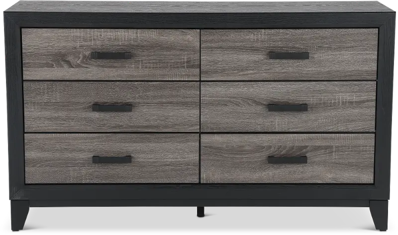 Lisbon Gray and Black Dresser