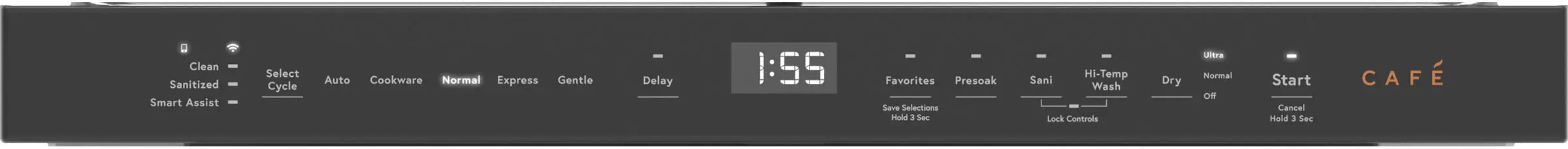 CDT828P2VS1 GE Cafe Top Control Dishwasher - Stainless Steel-10