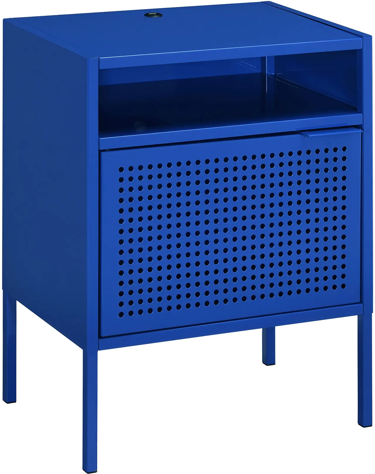 Ember Blue Metal Nightstand-3