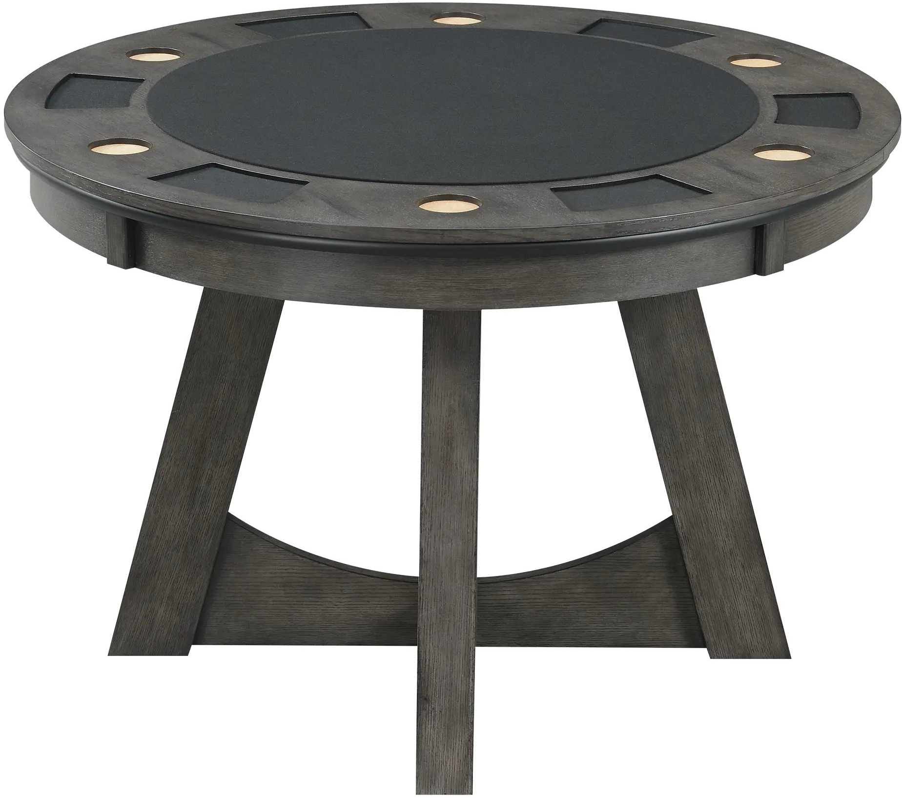 Price Gray Round Game Table-1