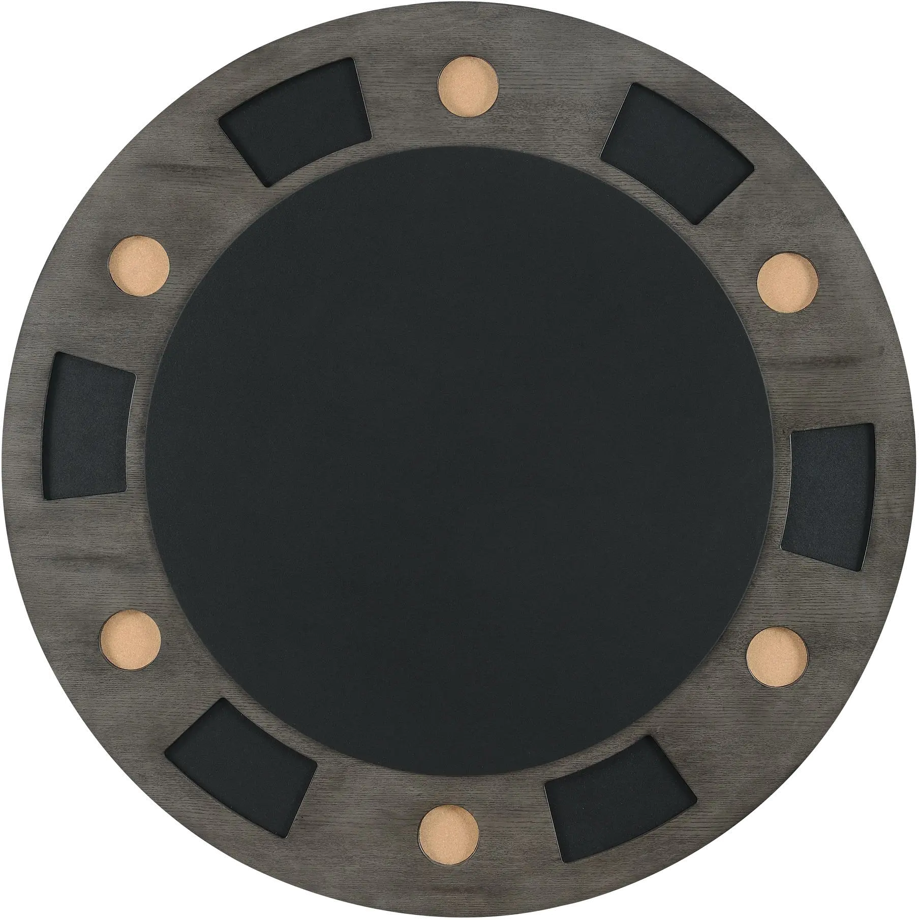 Price Gray Round Game Table-4