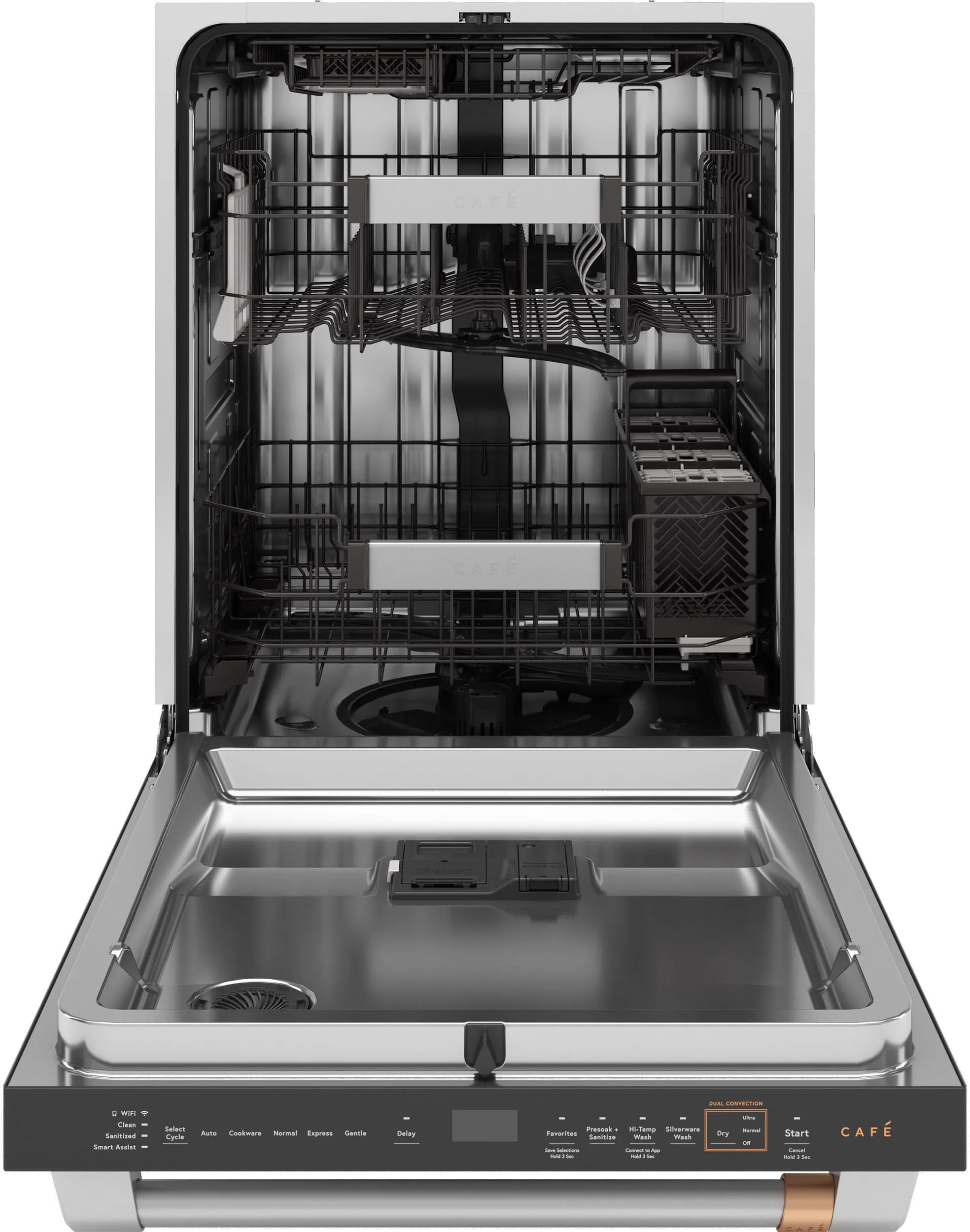 CDT888P2VS1 GE Cafe Top Control Dishwasher - Stainless Steel-1