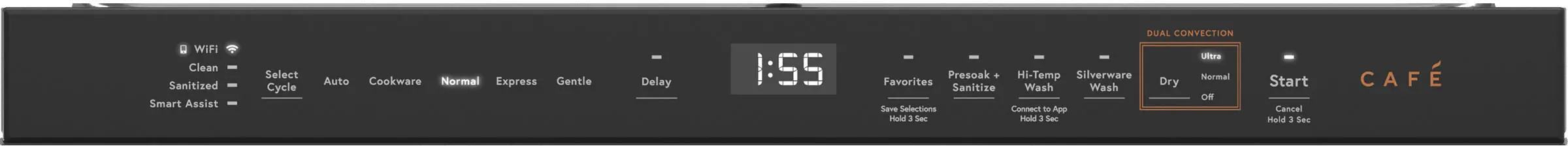 CDT888P2VS1 GE Cafe Top Control Dishwasher - Stainless Steel-13