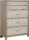 Aaray Two-Tone Natural Chest of Drawers