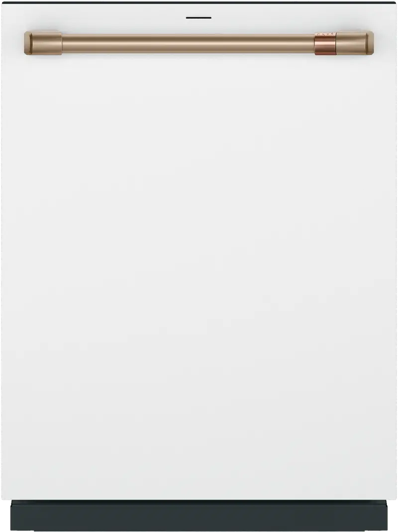 GE Cafe Top Control Dishwasher - Matte White