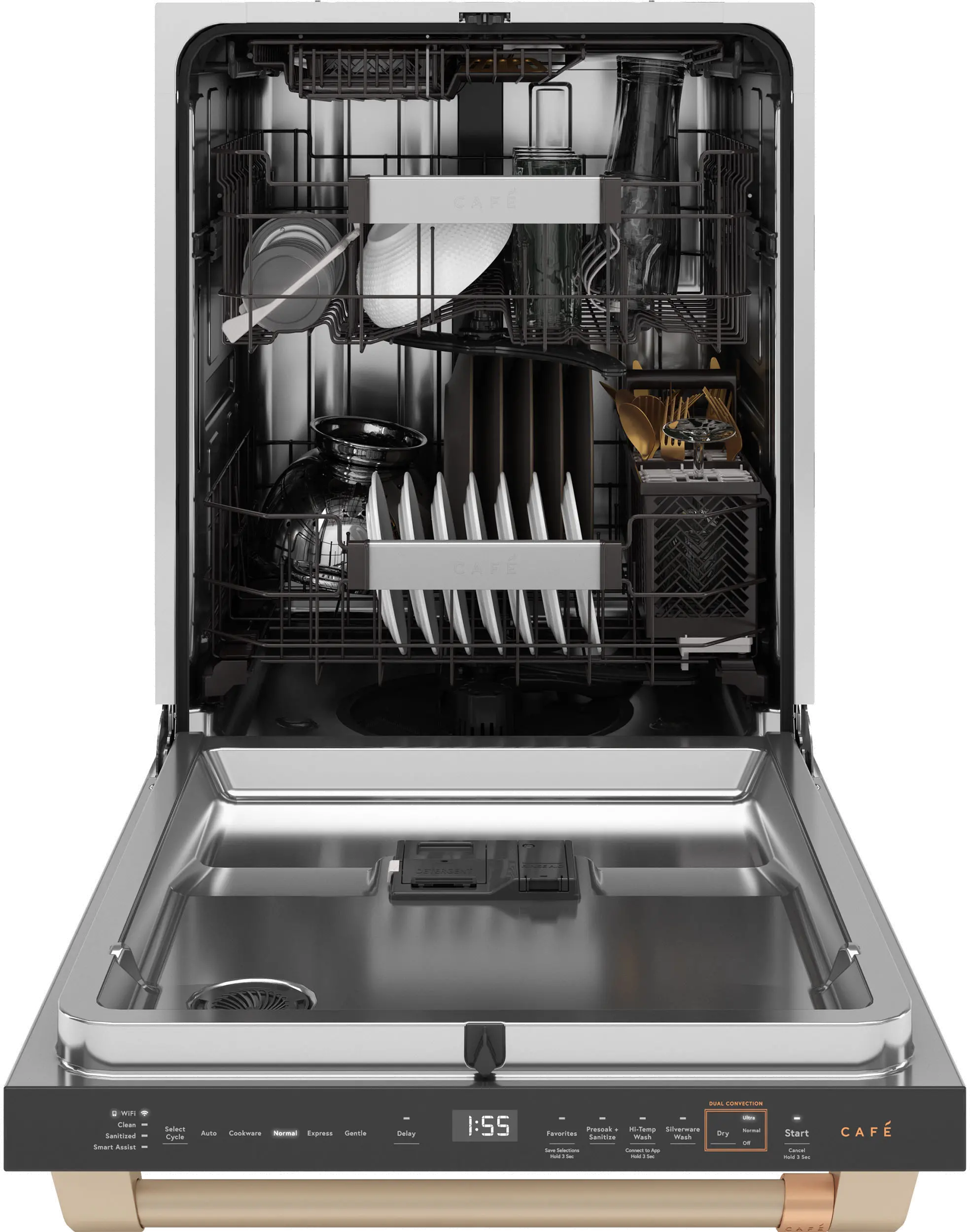 CDT888P4VW2 GE Cafe Top Control Dishwasher - Matte White-4