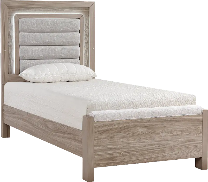 Aaray Natural Twin Bed