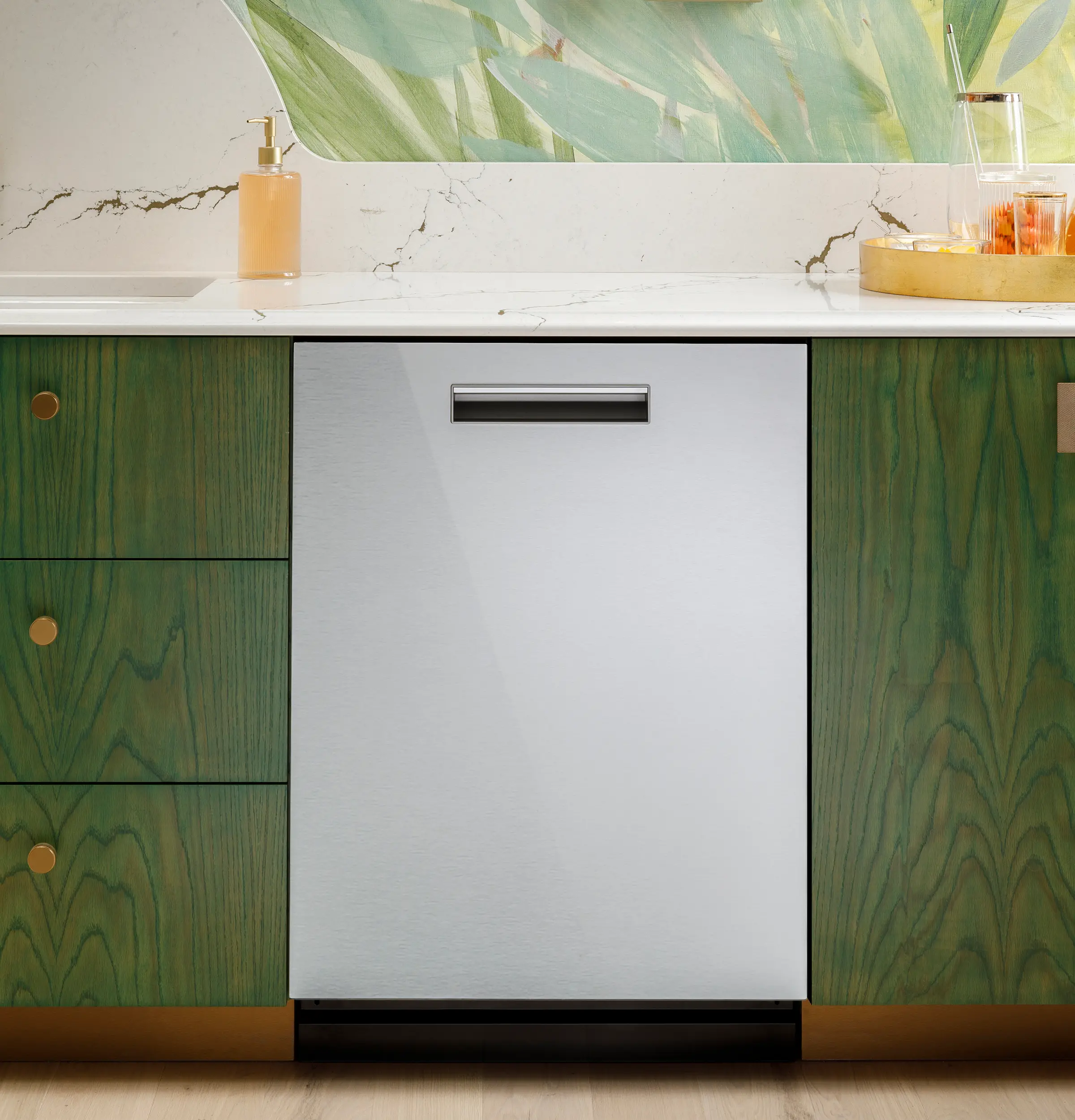 CDP888M5VS5 GE Cafe Top Control Dishwasher - Platinum Glass-3