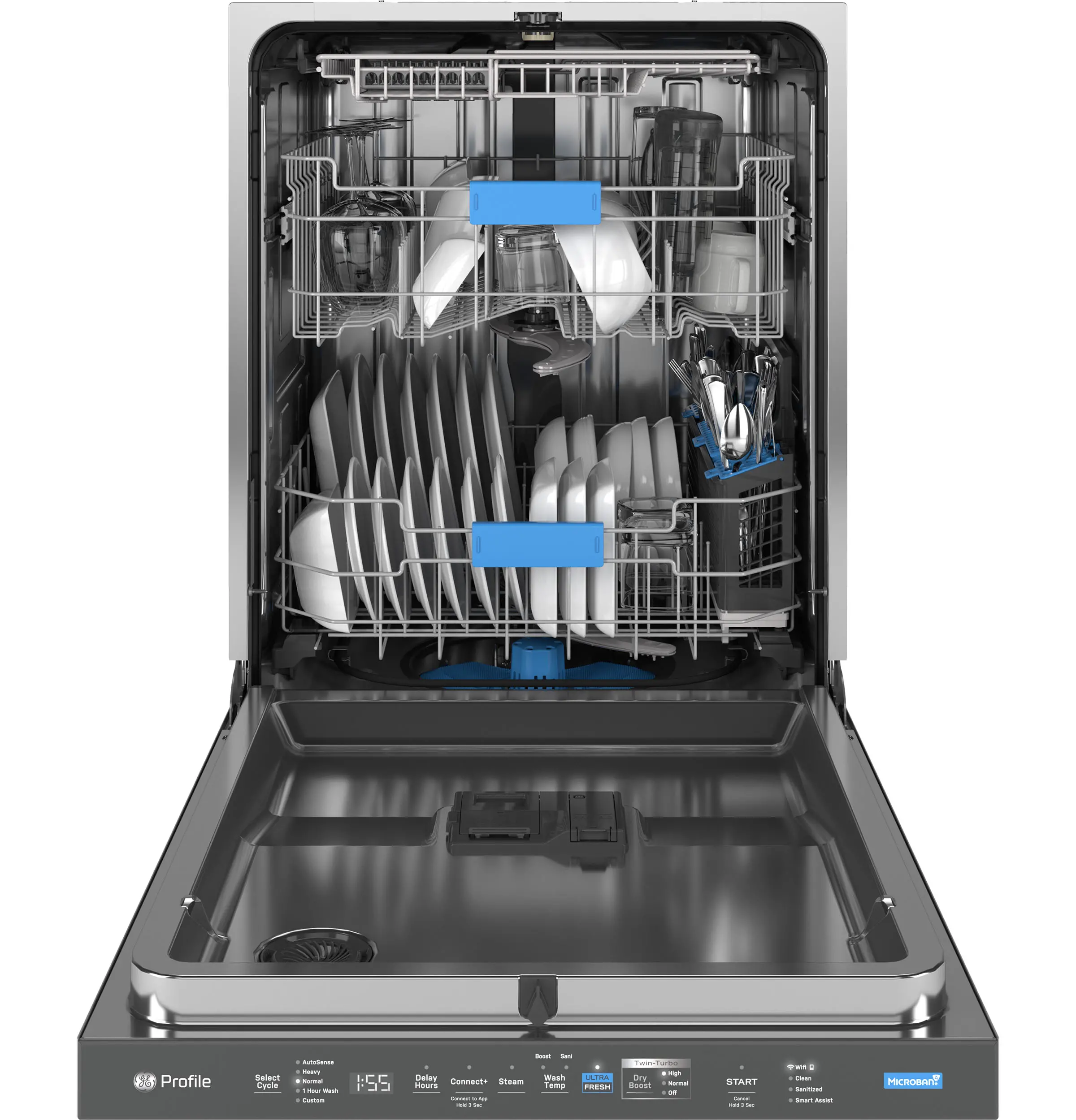 PDT755SYVFS GE Profile Top Control Dishwasher - Stainless Steel-18