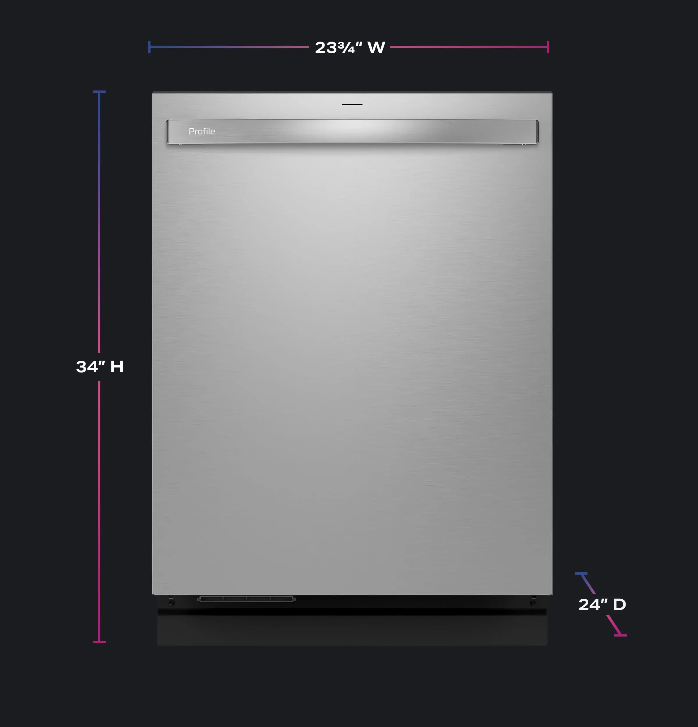 PDT755SYVFS GE Profile Top Control Dishwasher - Stainless Steel-3