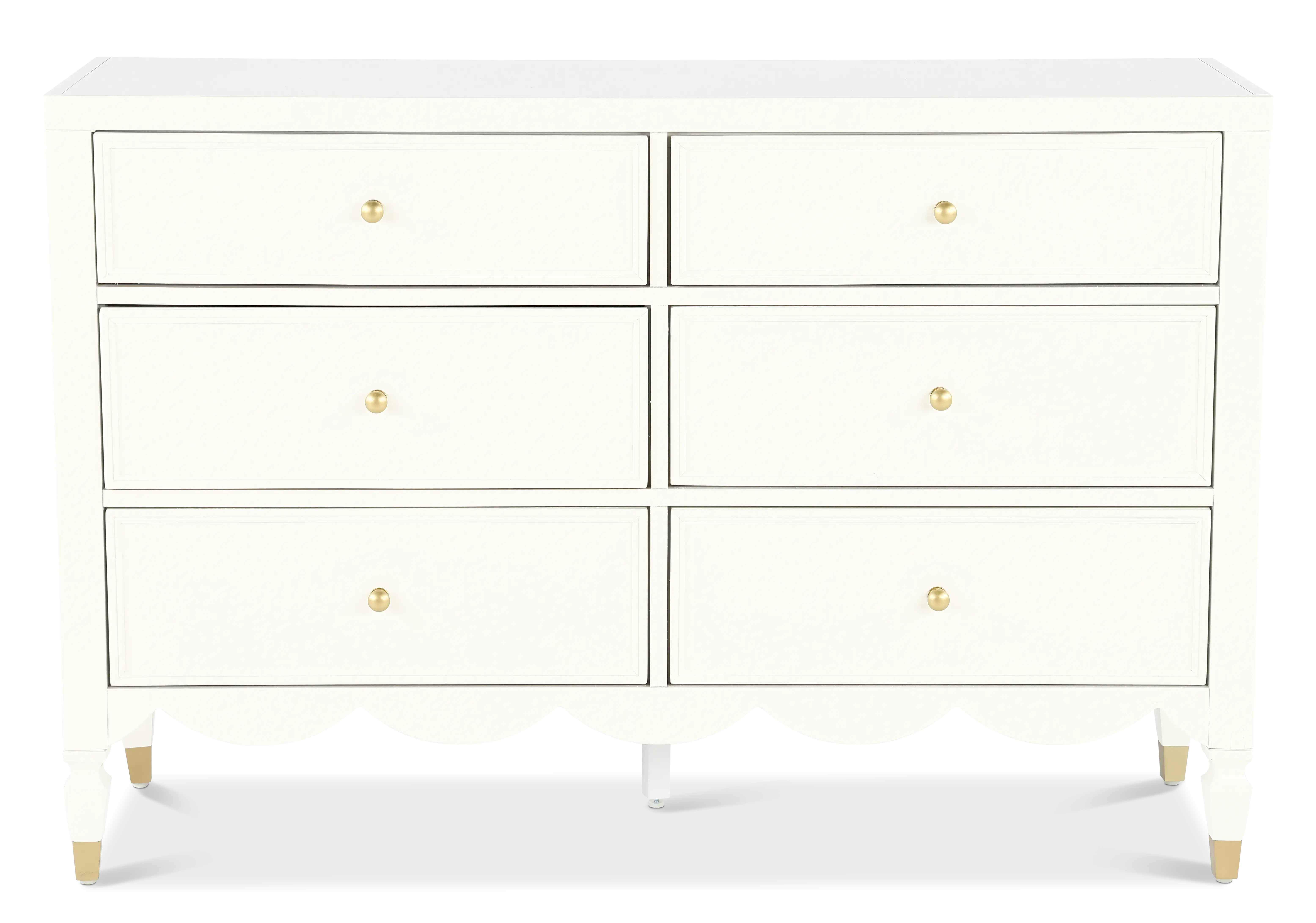 Olivia French White Dresser-1