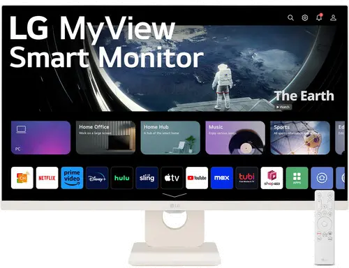 27SR50F-W LG 27  MyView Smart Computer Monitor - White-1