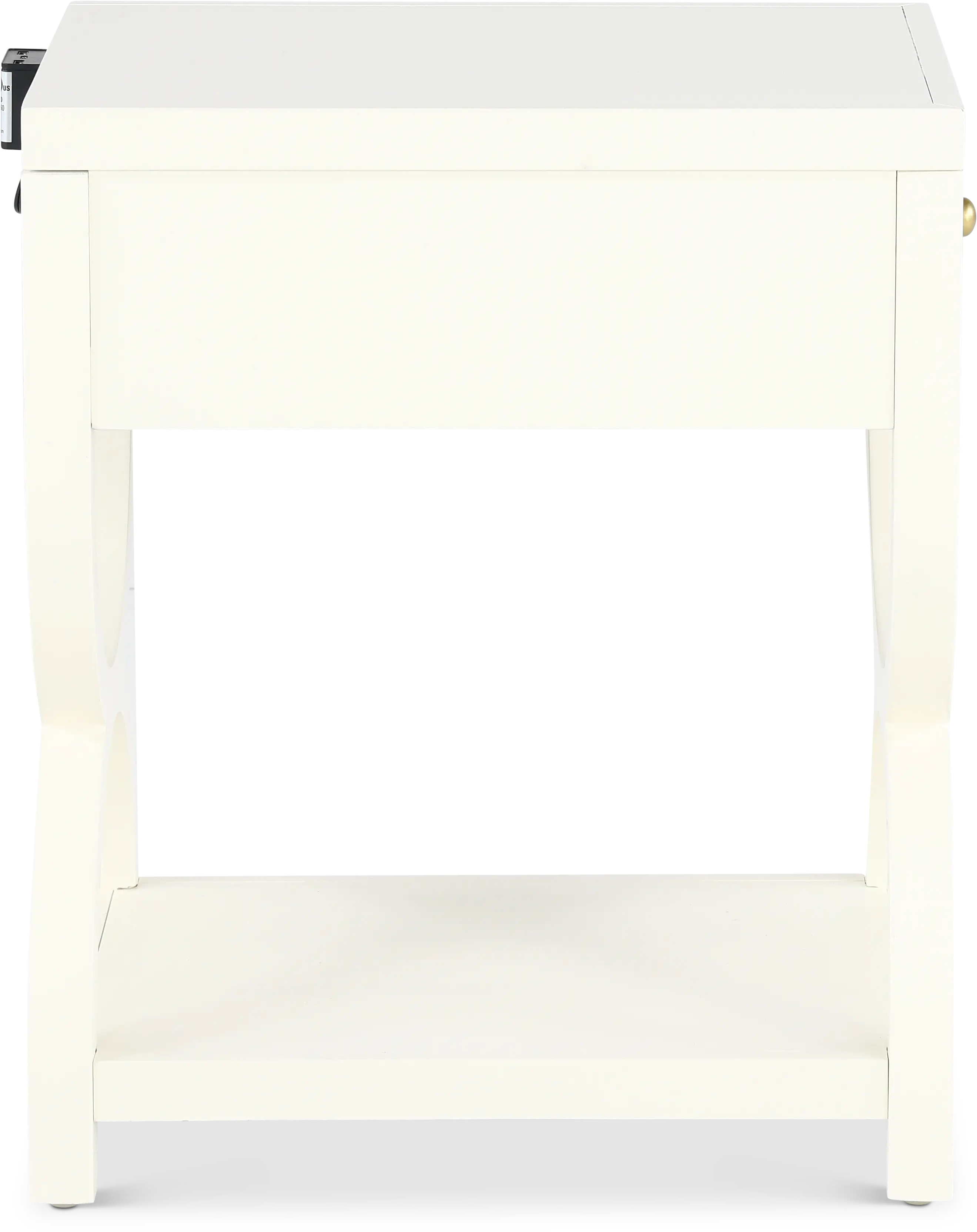 Olivia French White Nightstand-7