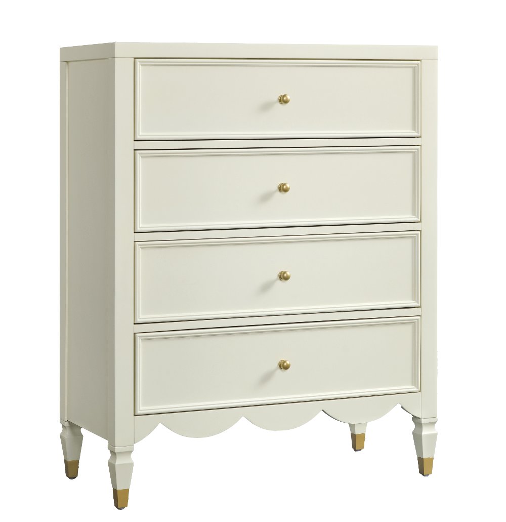 Olivia French White Chest of Drawers