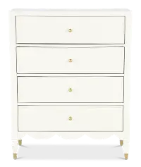 Olivia French White Chest of Drawers