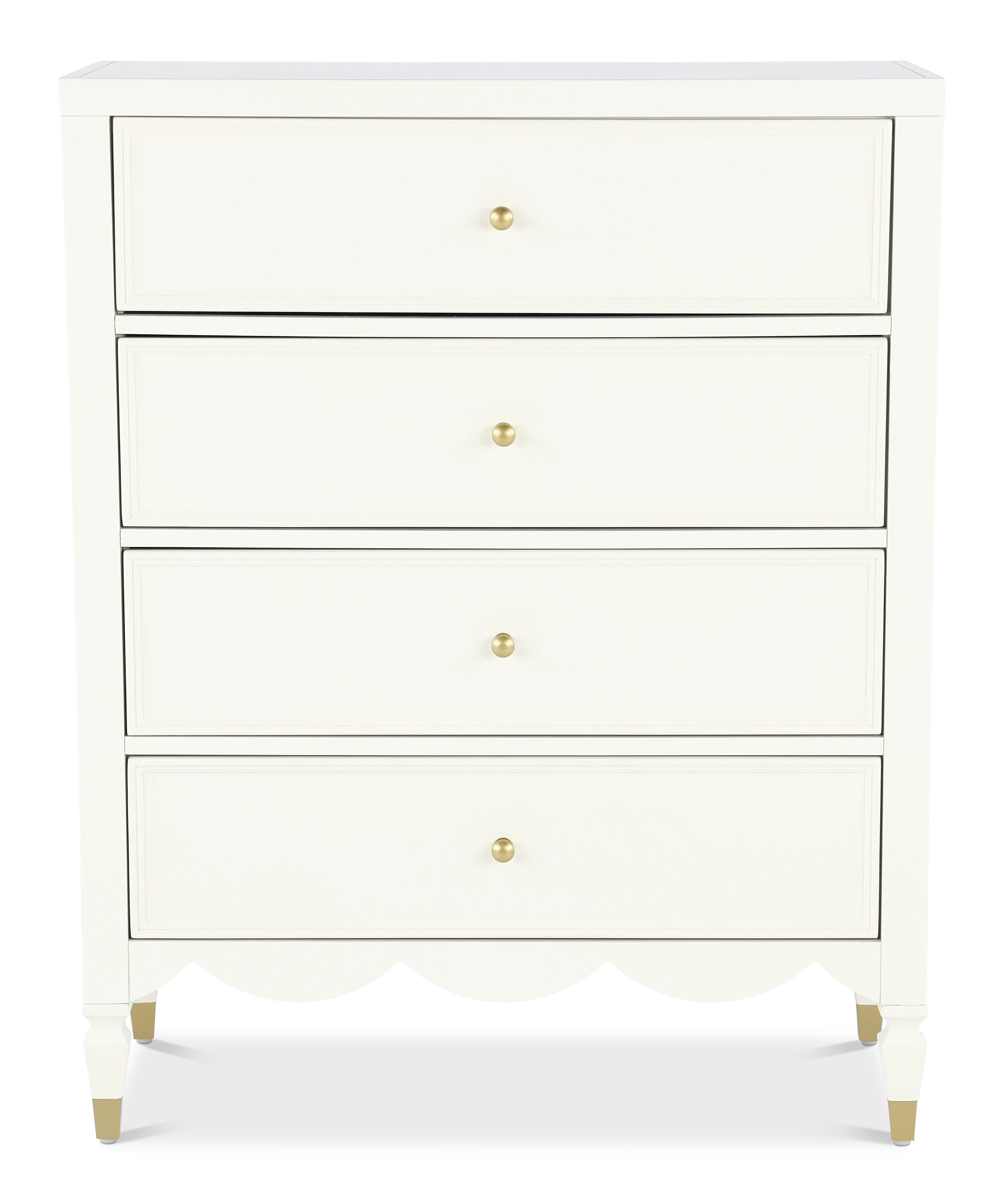 Olivia French White Chest of Drawers-3