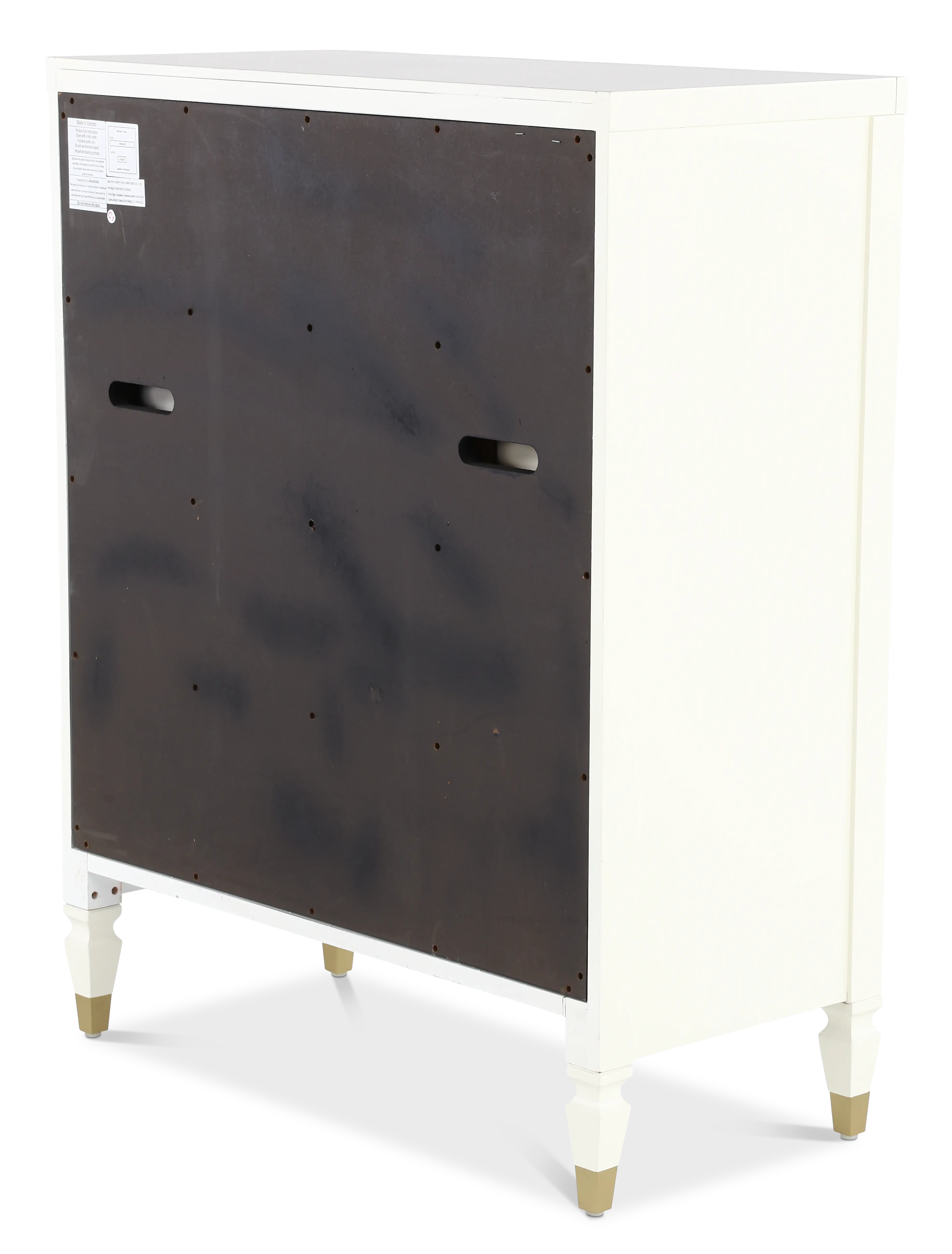 Olivia French White Chest of Drawers-6