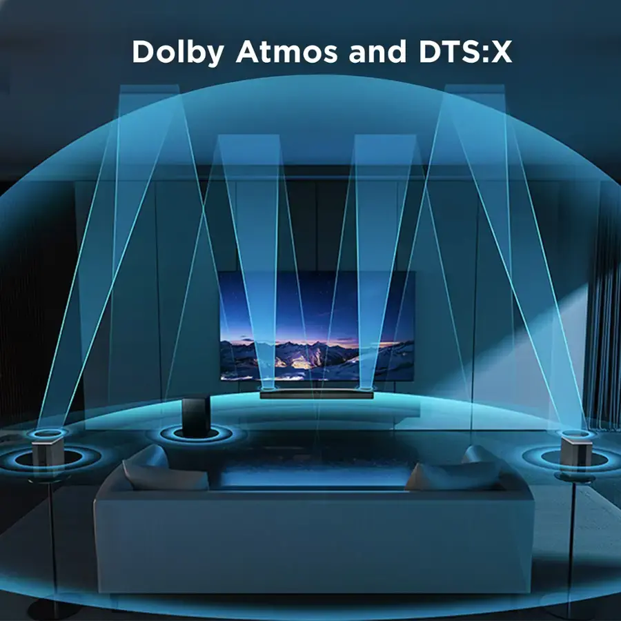 Q85H TCL Q85H 7.1.4 Channel Sound Bar with Wireless Subwoofer and Wireless Surround Speakers-11