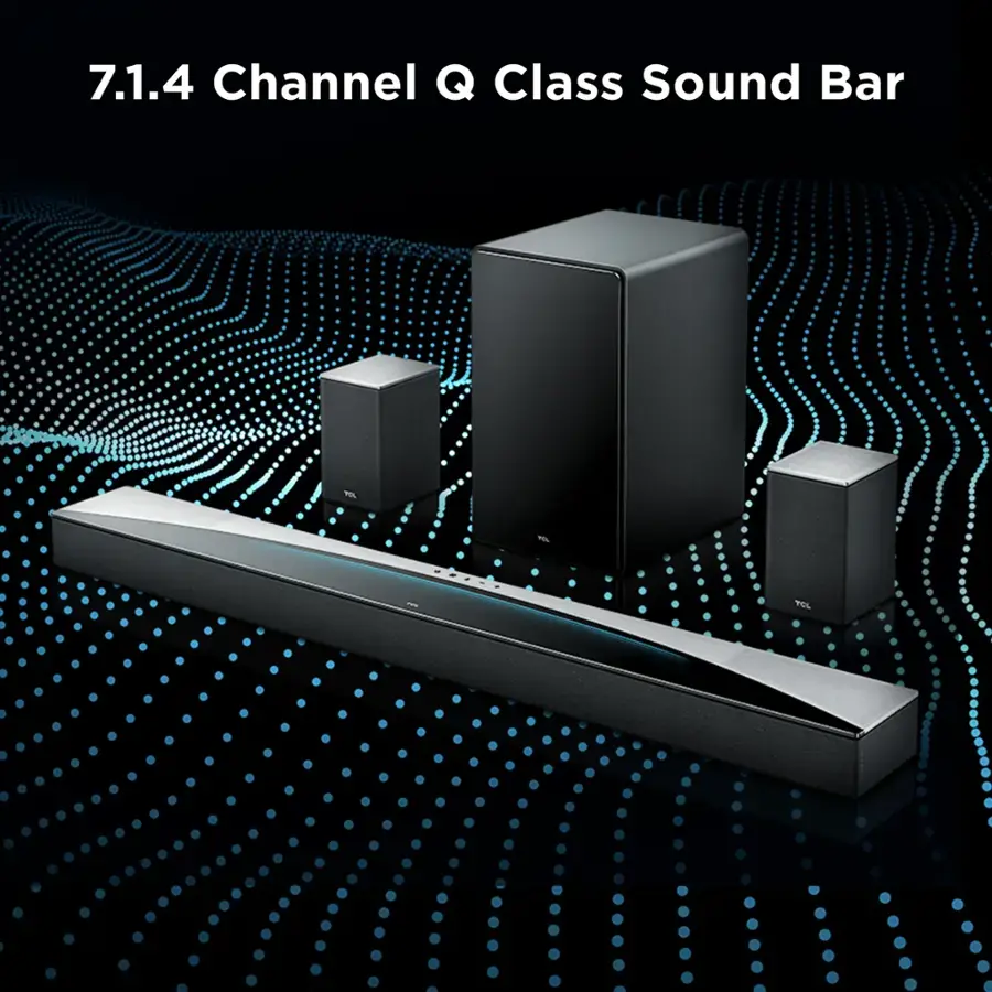 Q85H TCL Q85H 7.1.4 Channel Sound Bar with Wireless Subwoofer and Wireless Surround Speakers-2