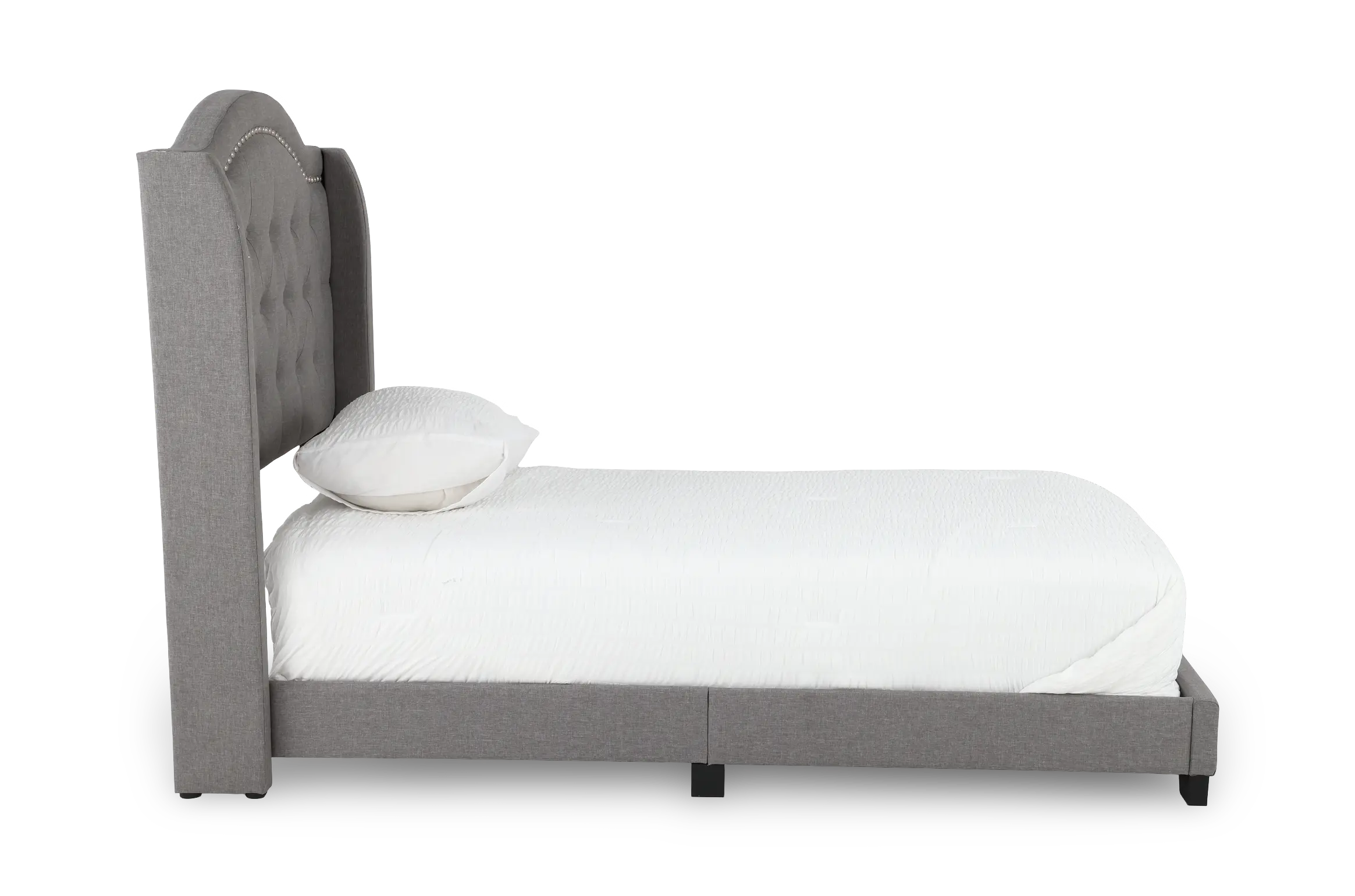 Rhyan Gray Twin Upholstered Bed-5
