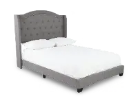 Rhyan Gray Full Upholstered Bed