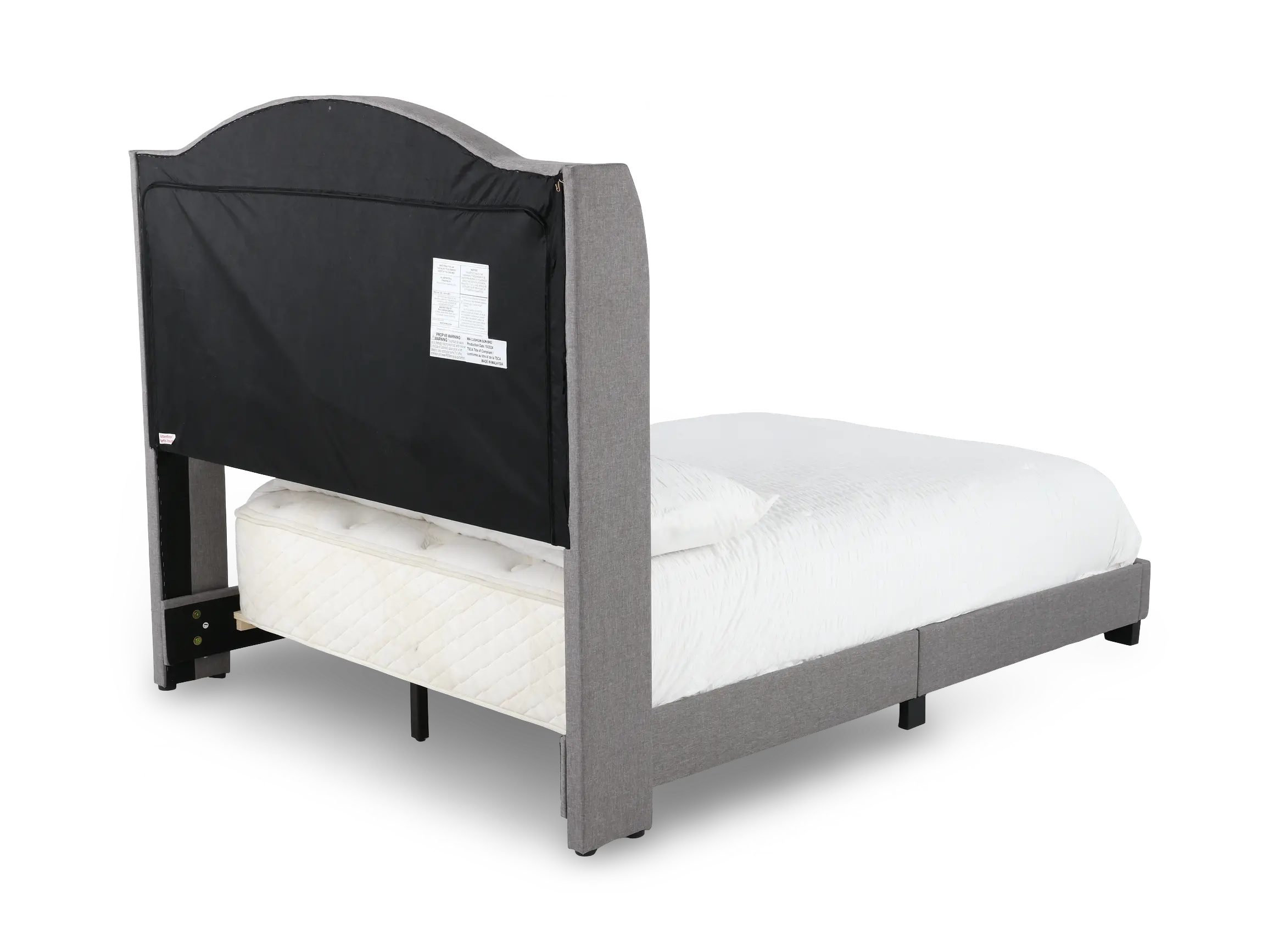 Rhyan Gray Full Upholstered Bed-6