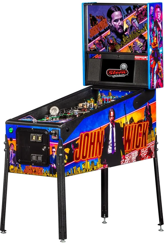 500-55W6-11 Stern John Wick Premium Pinball Machine-3