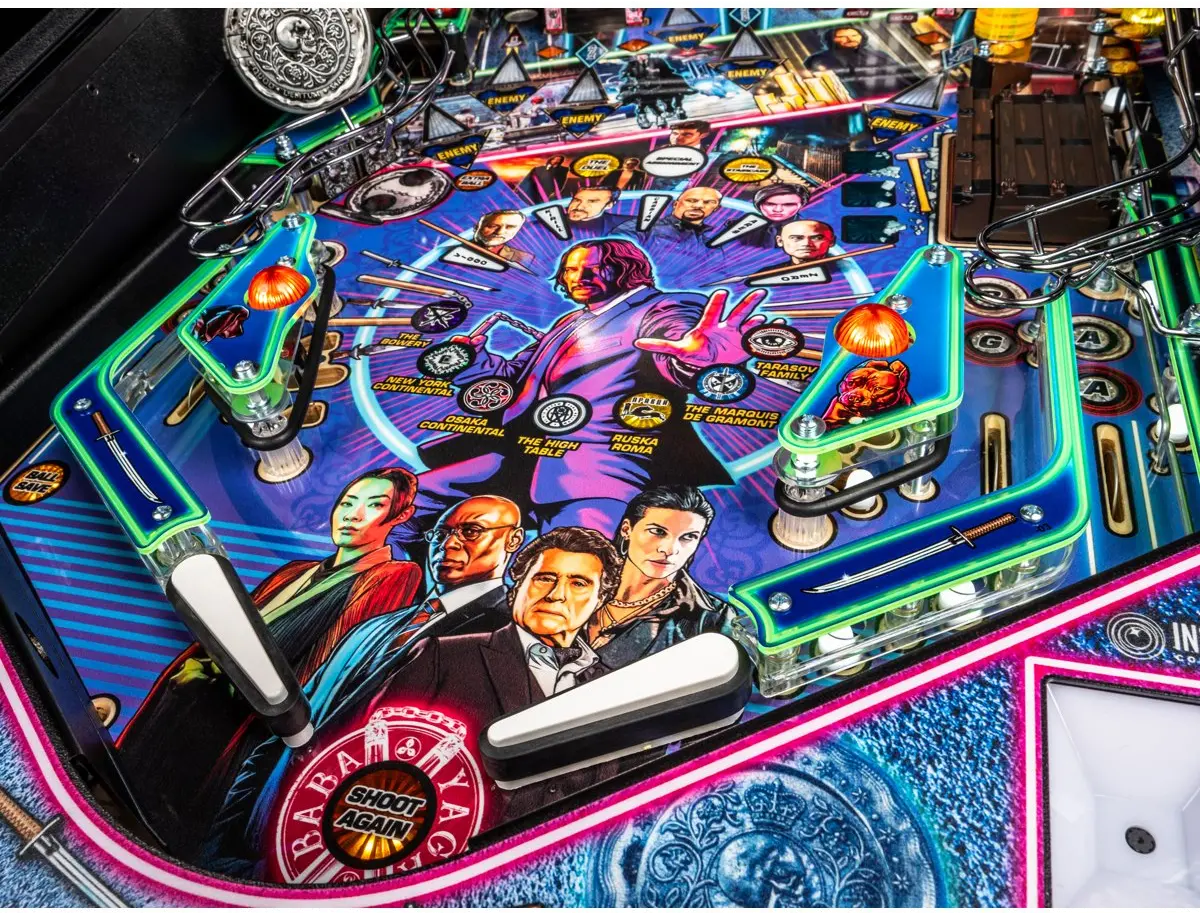 500-55W6-11 Stern John Wick Premium Pinball Machine-2