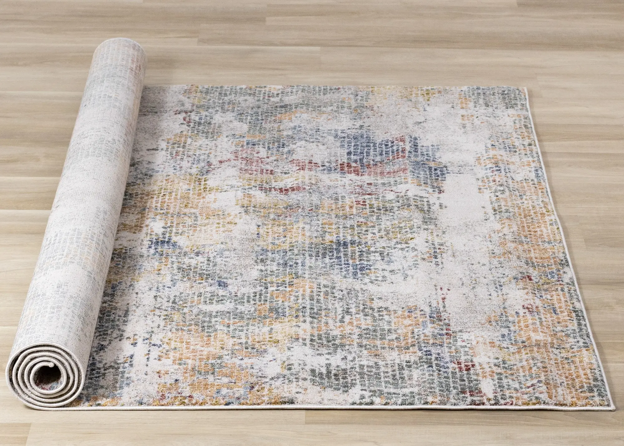 Marisa 8 x 10 Abstract Multicolor Plush Area Rug-5
