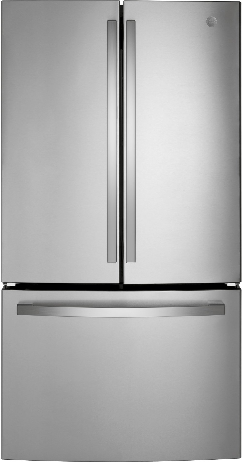 GE 21.9 Cu Ft French Door Refrigerator - Counter Depth Stainless Steel