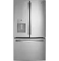 GYE21JYMFS GE 20.6 Cu Ft French Door Refrigerator - Counter Depth Stainless Steel