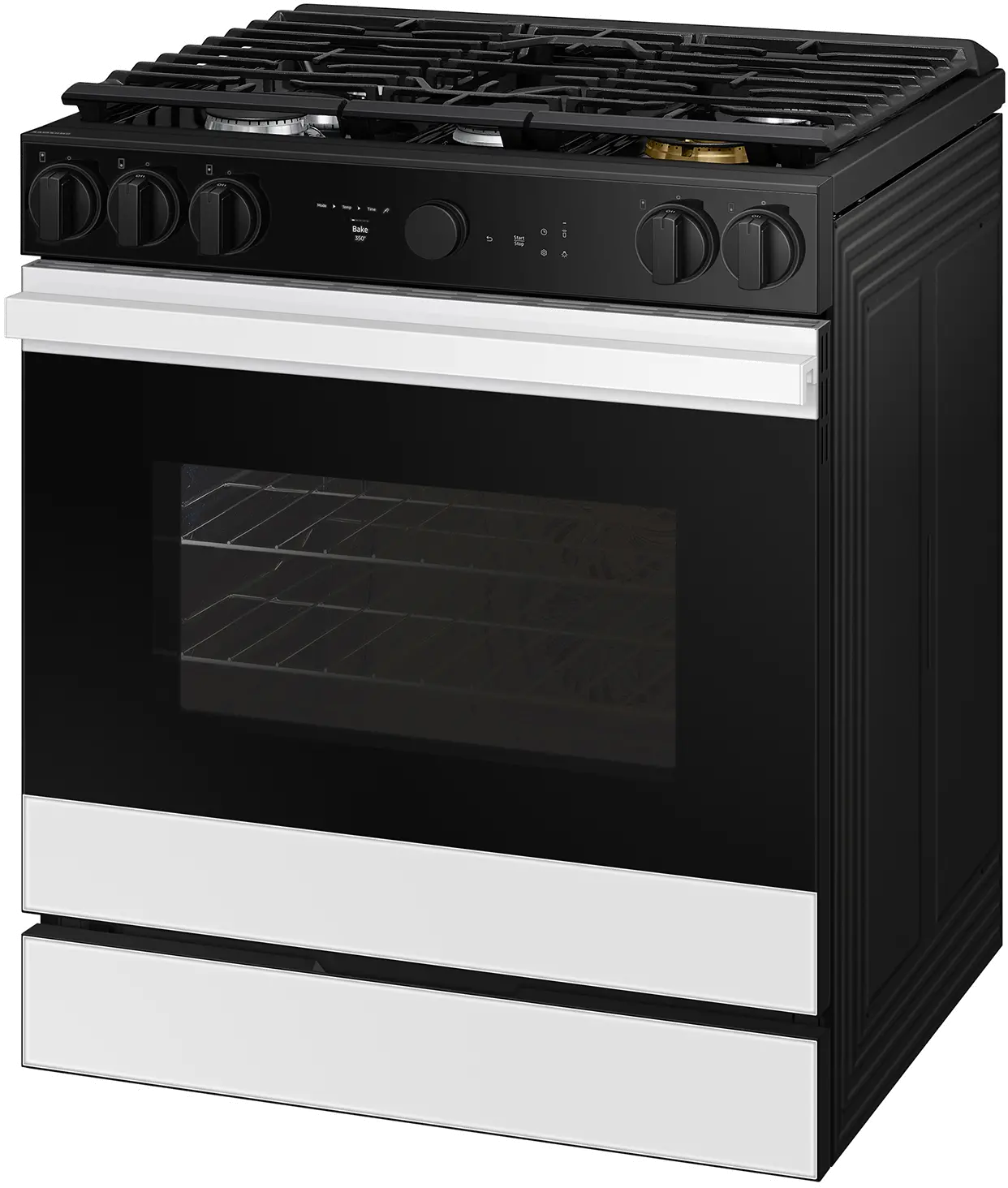 NSG6DB850012 Samsung Bespoke 5-Burner Smart Slide-In Gas Range with Air Sous Vide & Air Fry - White Glass-11