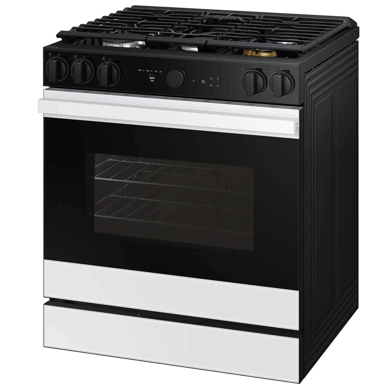 NSG6DB850012 Samsung Bespoke 5-Burner Smart Slide-In Gas Range with Air Sous Vide & Air Fry - White Glass-11