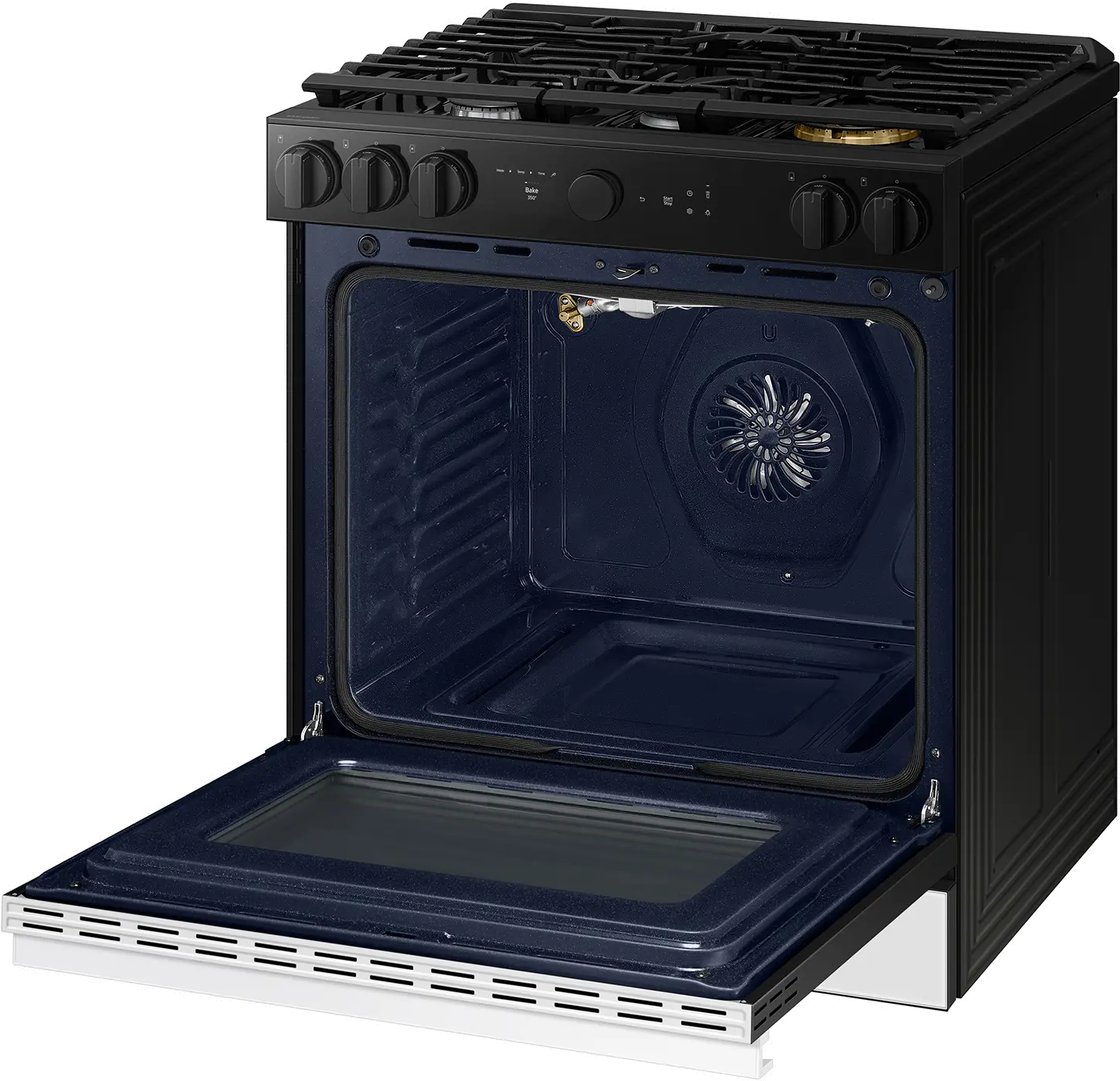 NSG6DB850012 Samsung Bespoke 5-Burner Smart Slide-In Gas Range with Air Sous Vide & Air Fry - White Glass-13