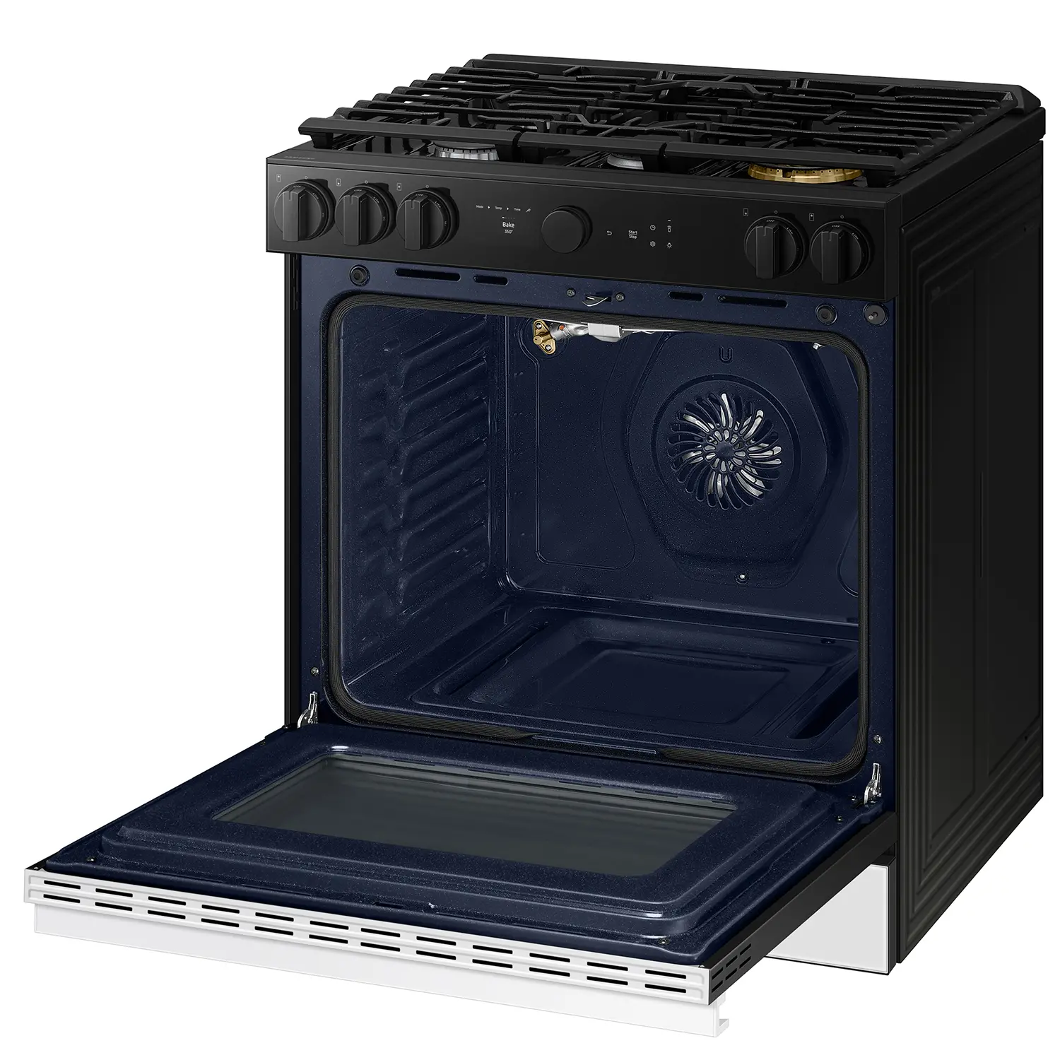 NSG6DB850012 Samsung Bespoke 5-Burner Smart Slide-In Gas Range with Air Sous Vide & Air Fry - White Glass-13