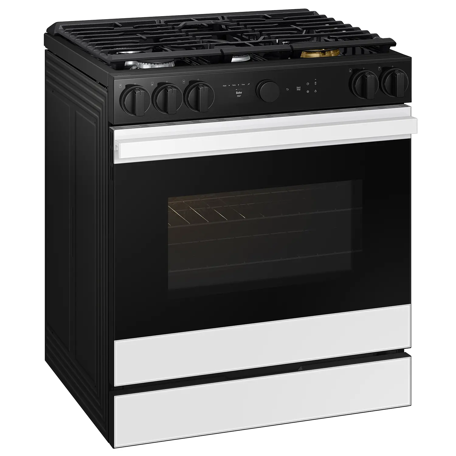 NSG6DB850012 Samsung Bespoke 5-Burner Smart Slide-In Gas Range with Air Sous Vide & Air Fry - White Glass-14