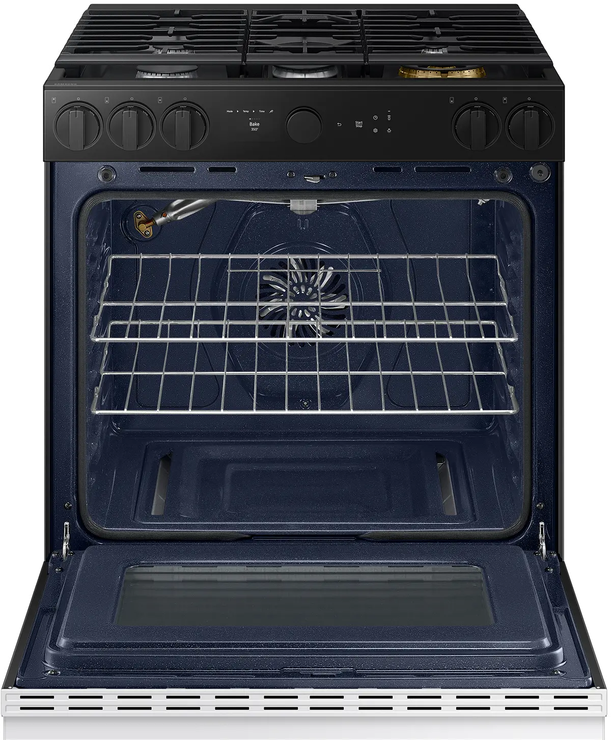 NSG6DB850012 Samsung Bespoke 5-Burner Smart Slide-In Gas Range with Air Sous Vide & Air Fry - White Glass-7