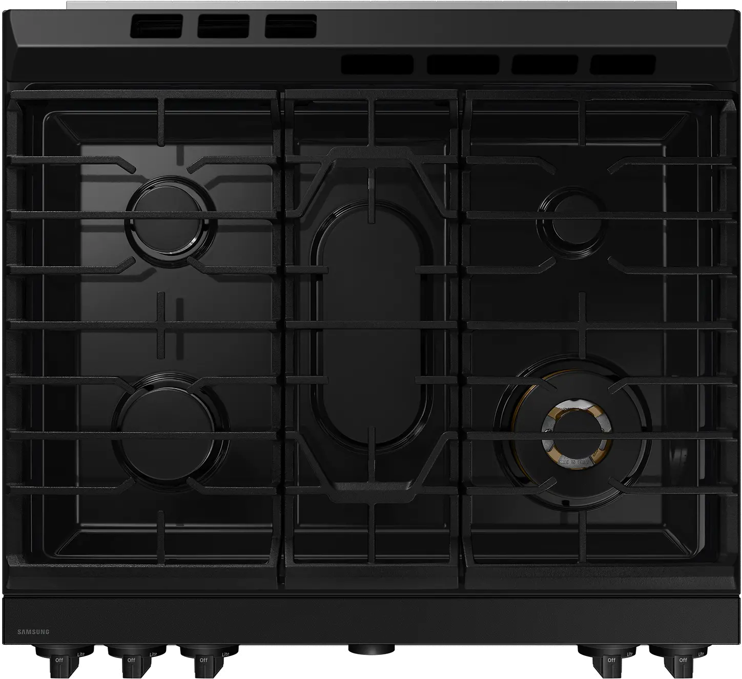 NSG6DB850012 Samsung Bespoke 5-Burner Smart Slide-In Gas Range with Air Sous Vide & Air Fry - White Glass-9
