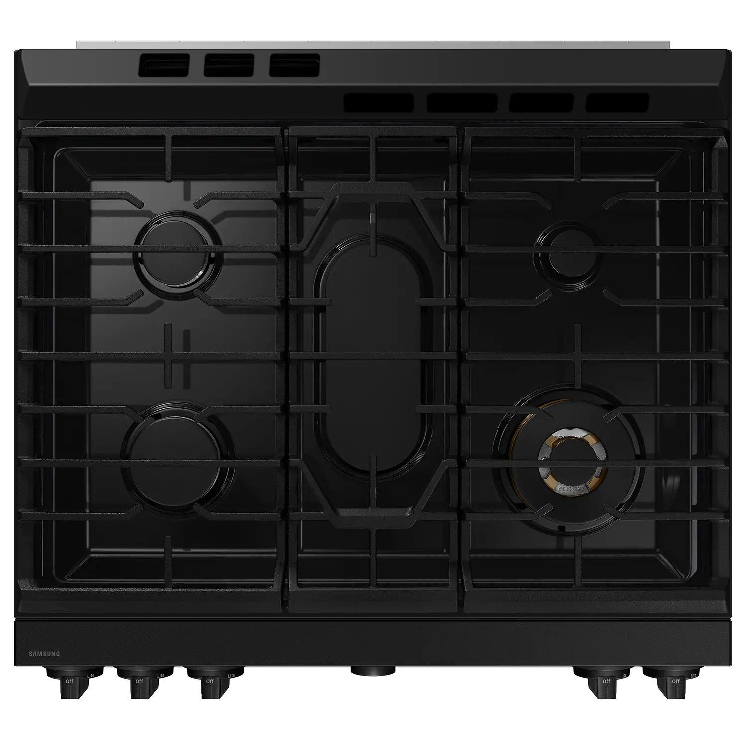 NSG6DB850012 Samsung Bespoke 5-Burner Smart Slide-In Gas Range with Air Sous Vide & Air Fry - White Glass-9