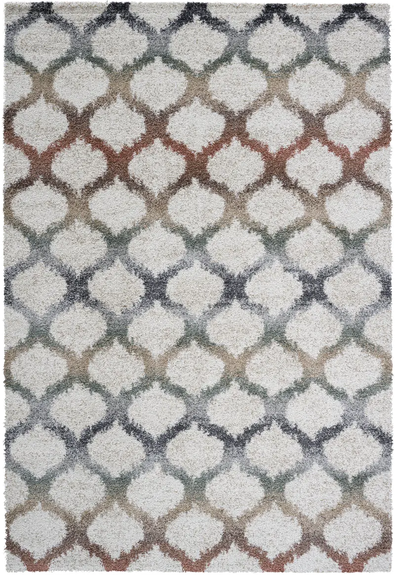 Granada 5 x 8 Spectrum Trellis Multicolor Area Rug