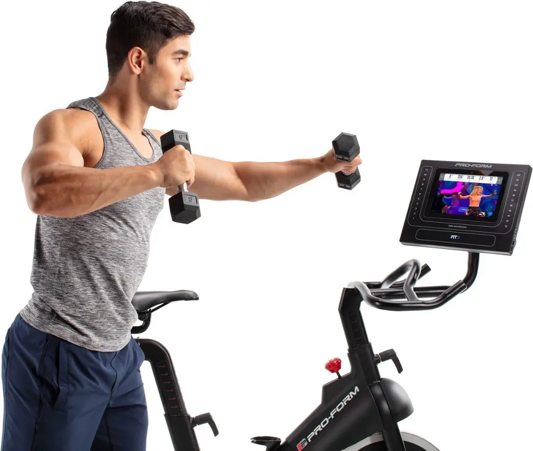 ProForm SMART Power 10.0 Upright Exercise Bike-11