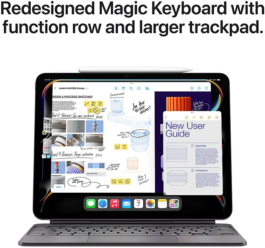 MVX23LL/A Apple 13  iPad Pro M4 Chip with Wi-Fi - 256GB - Black (Newest Model)-7