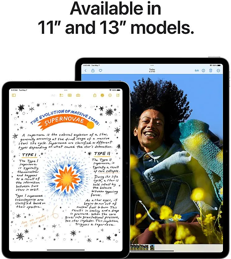 MUWD3LL/A Apple 11  iPad Air M2 chip Wi-Fi 128GB - Blue-5